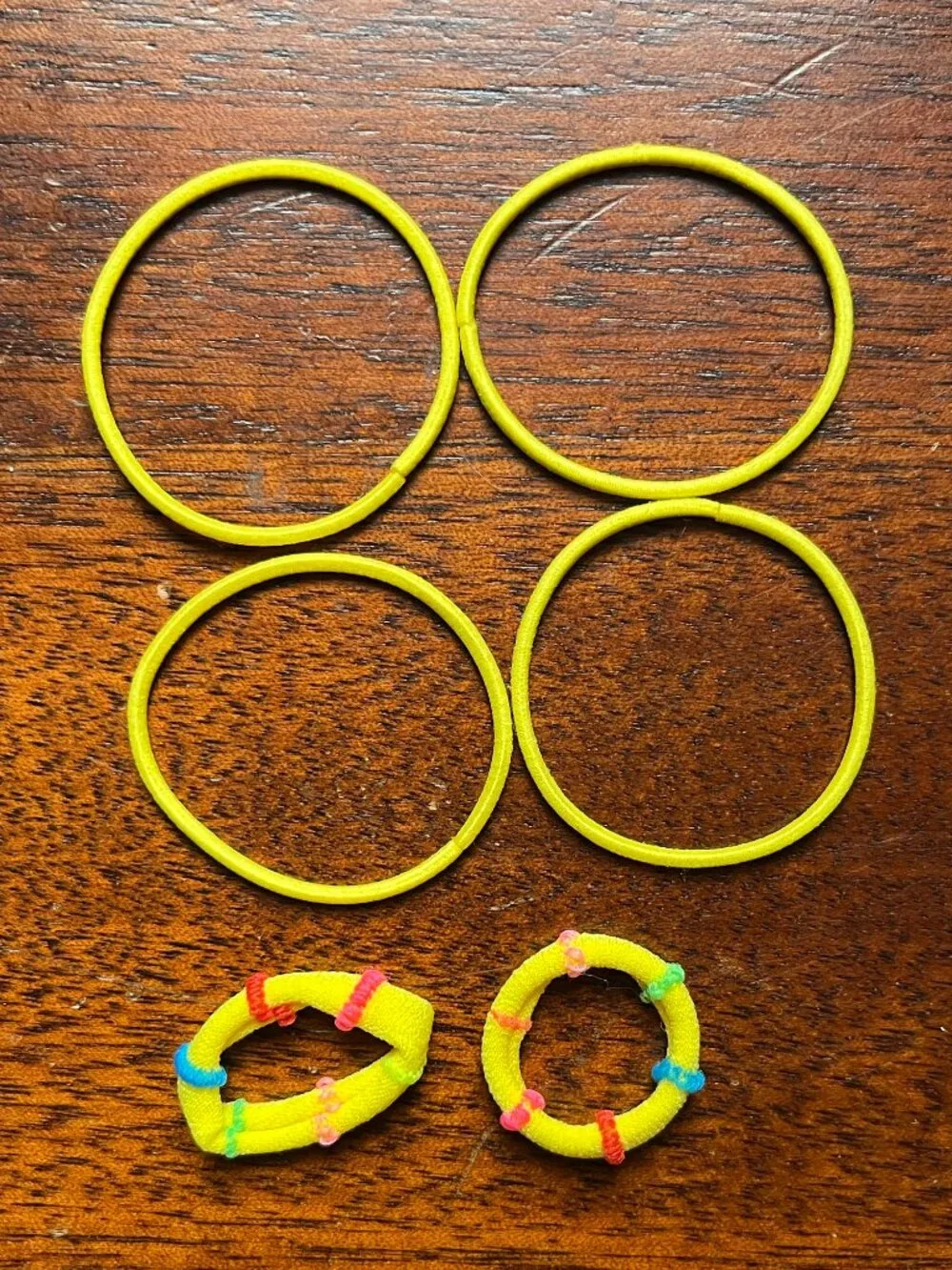 Sunshine yellow hair accessories NWOT *Free in bundle*